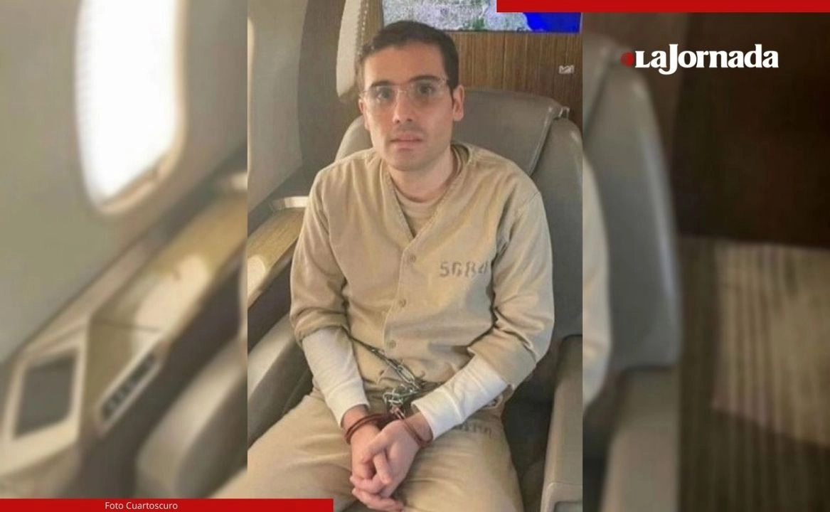 Ovidio Guzmán López 'El Ratón', hijo de Joaquín Guzmán Loera 'El Chapo', tras su detención. Foto 
