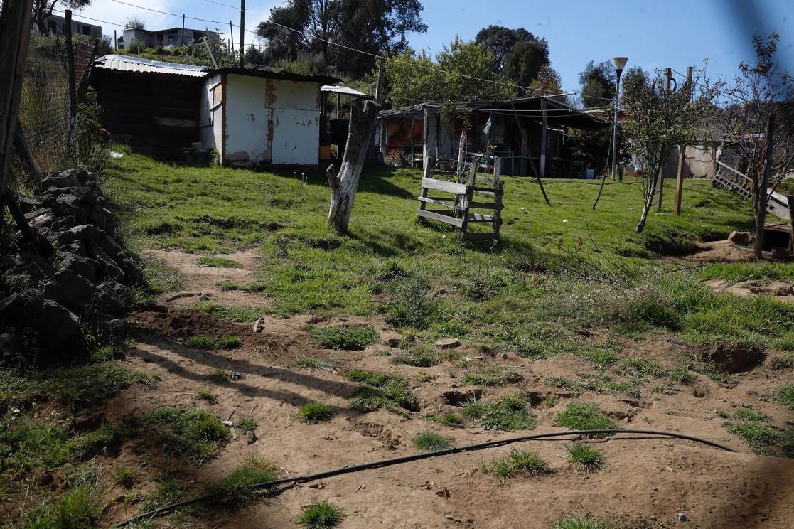 Vista parcial del paraje Hunixco Alto, en Topilejo, alcaldía Tlalpan, donde precaristas levantaron sus viviendas en suelo de conservación. Foto Cristina Rodríguez