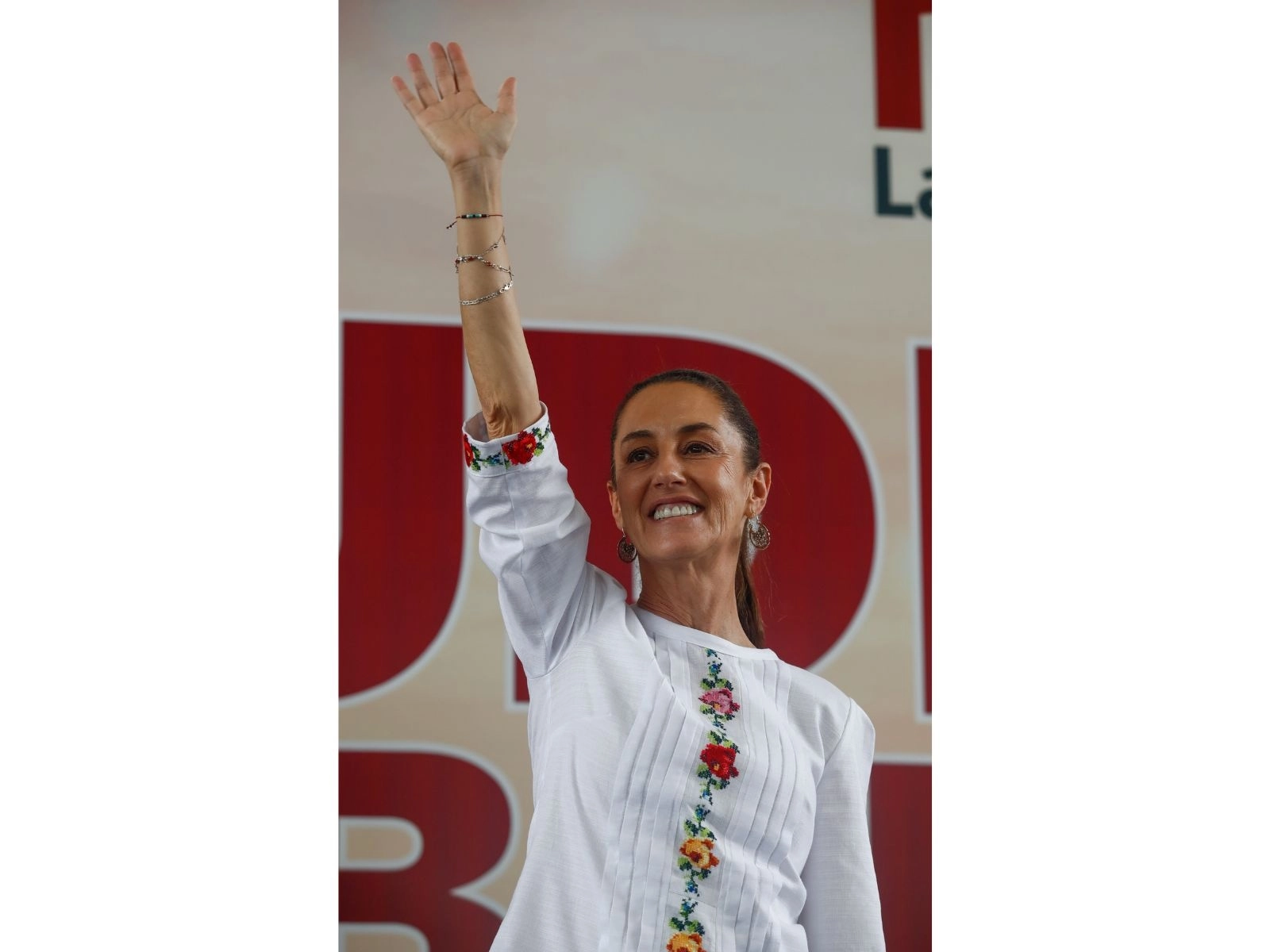 Claudia Sheinbaum inició la semana pasada su precampaña presidencial en Boca del Río, Veracruz. Foto Víctor Camacho
