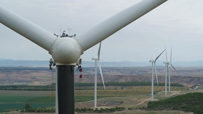 Parque eólico de Iberdrola.