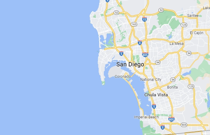 Hasta ahora se han identificado a siete mexicanos muertos en el naufragio de migrantes en las costas de San Diego. Foto Google Maps