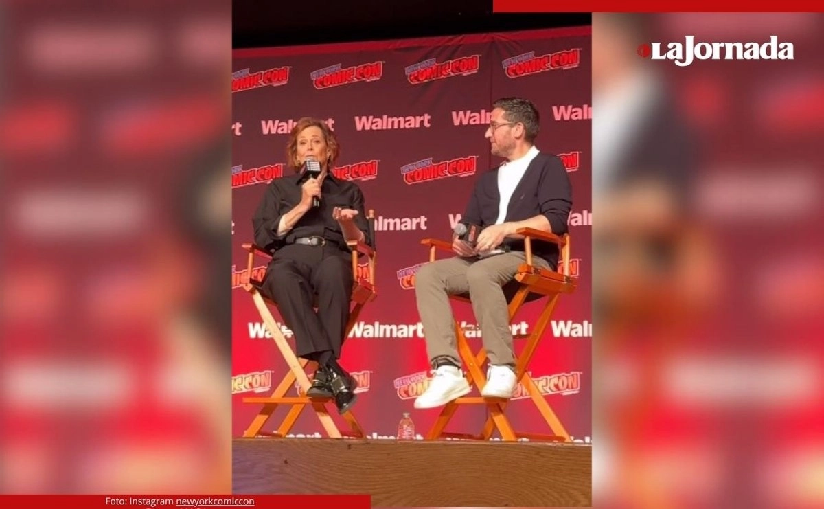 La actriz Sigourney Weaver participó en un panel en la Comic Con de Nueva York, donde habló sobre su interés en un nuevo guión de la saga 'Alien' y de su recordado papel de Ellen Ripley. Foto  