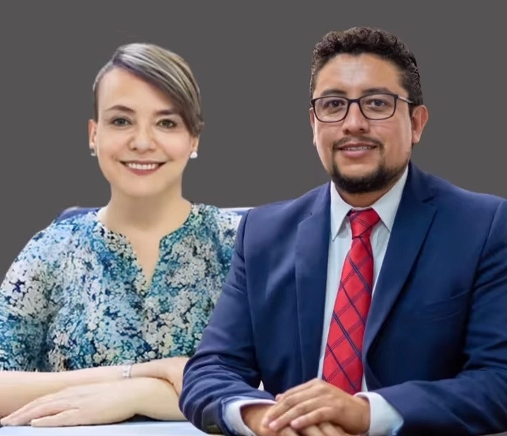 Silvia Lorena Amaya Llano, directora de la Facultad de Química, y Manuel Toledano Ayala, titular de la Facultad de Ingeniería, avanzaron a la segunda vuelta para la rectoría de la Universidad Autónoma del estado de Querétaro. Foto ‘La Jornada’