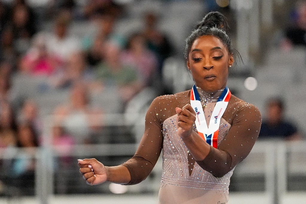Simone Biles wins ‘All-Round’ title within the EU and is on the Olympic record