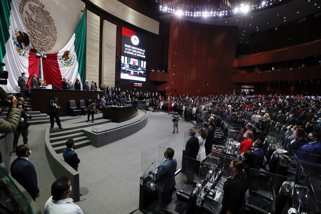 Perspectiva de la Sala de Sesiones de la Cámara de Diputados el pasado 01 de septiembre de 2021. Foto Cristina Rodríguez