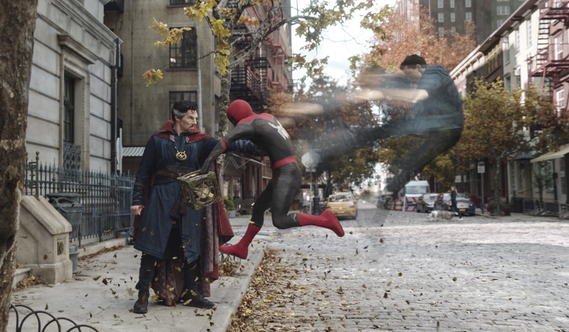  Benedict Cumberbatch, como Doctor Strange, y Tom Holland, Peter Parker. Foto Sony Pictures vía Ap