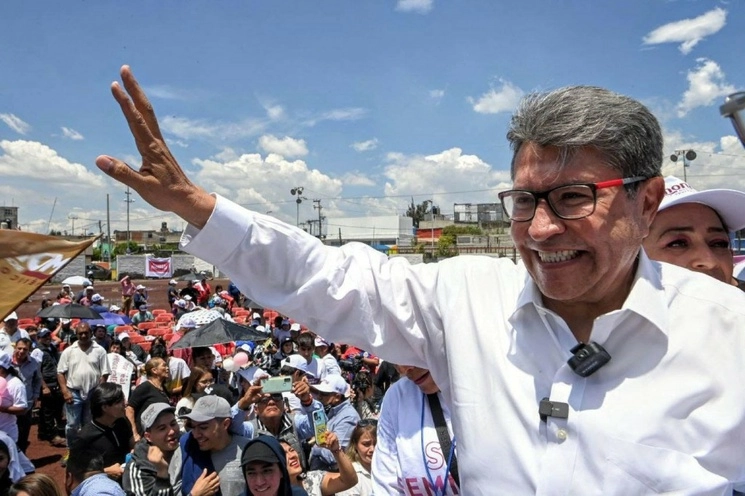 “Necesitamos reforzar la estrategia de seguridad pública para detener actos de barbarie que están ocurriendo en México”, señaló Ricardo Monreal en Veracruz. Foto Cuartoscuro