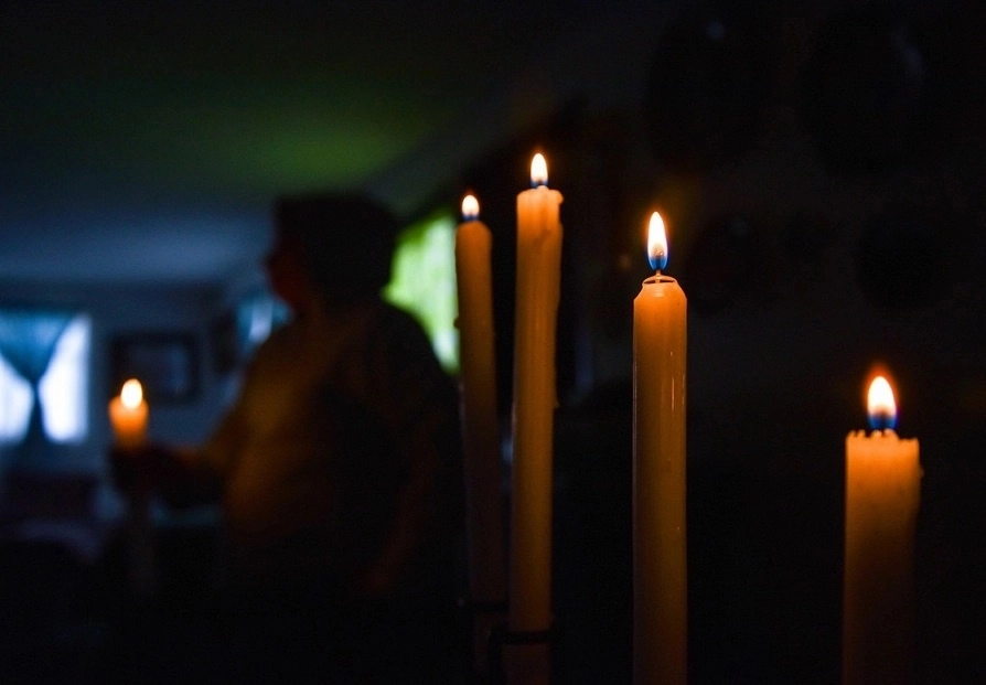 Aspectos de un apagón en imagen de archivo. Foto Cuartoscuro