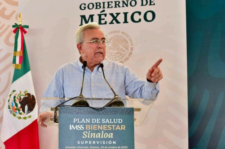 Rubén Rocha Moya, gobernador de Sinaloa. Foto Presidencia / Archivo