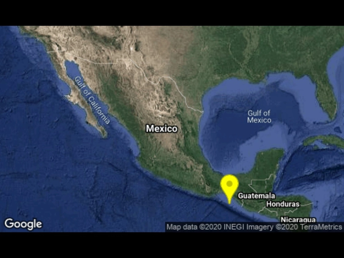 El Servicio Sismológico Nacional indicó que después de las 23:13 horas del domingo ocurrieron otros sismos de menor intensidad a magnitud 5. Imagen tomada del Twitter de @SSNMexico

