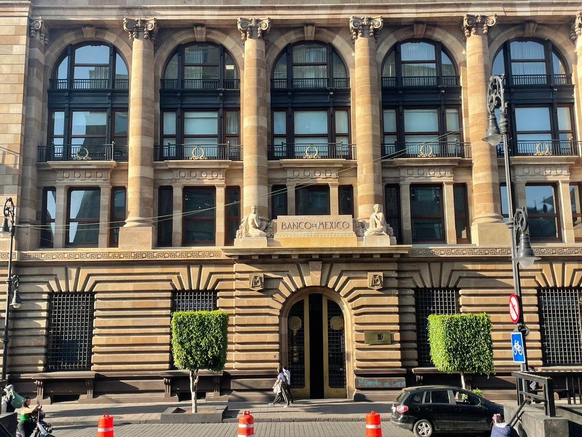 Sede del Banco de México en el Centro Histórico de la capital del país, el 28 de julio de 2025. Foto 