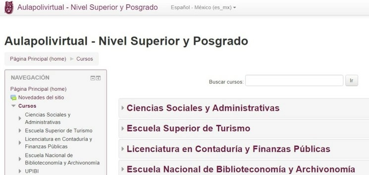 Imagen tomada del sitio https://www.nsyp.aulapolivirtual.ipn.mx/course/index.php