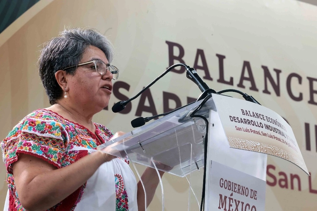 Raquel Buenrostro, secretaria de Economía. Foto presidencia