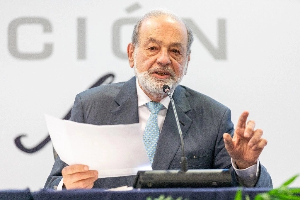 Carlos Slim, empresario dueño de Grupo Carso. Foto Pablo Ramos
