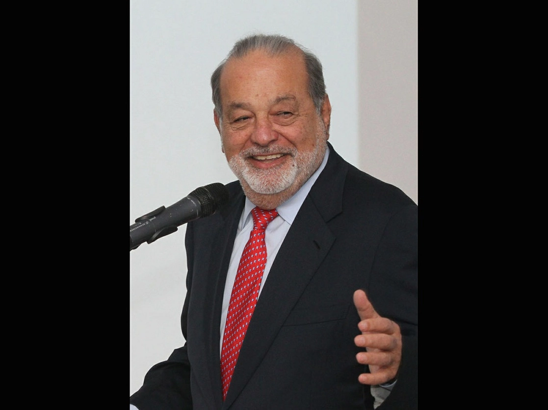 El presidente de Grupo Carso prevé un crecimiento económico sostenido. Foto José A. López 