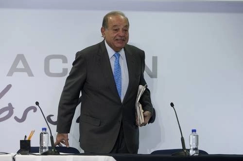 El empresario Carlos Slim durante un evento en 2019. Foto Cristina Rodríguez