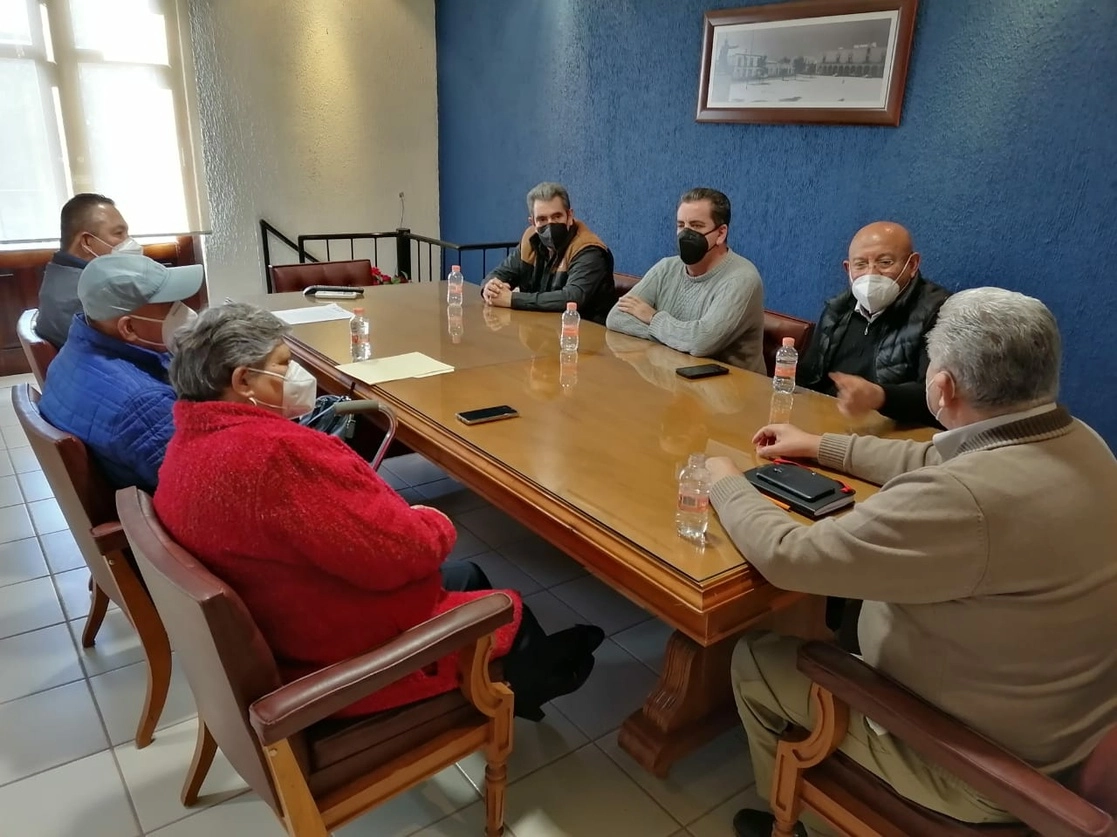 Reunión de la dirigencia de la Sección 44. Foto @44_snte