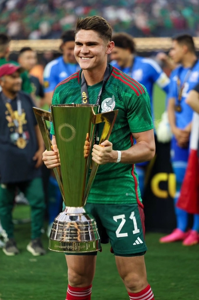 Israel Reyes, seleccionado nacional y jugador del club América. Foto Tomada de X @IsraelReyesrom1