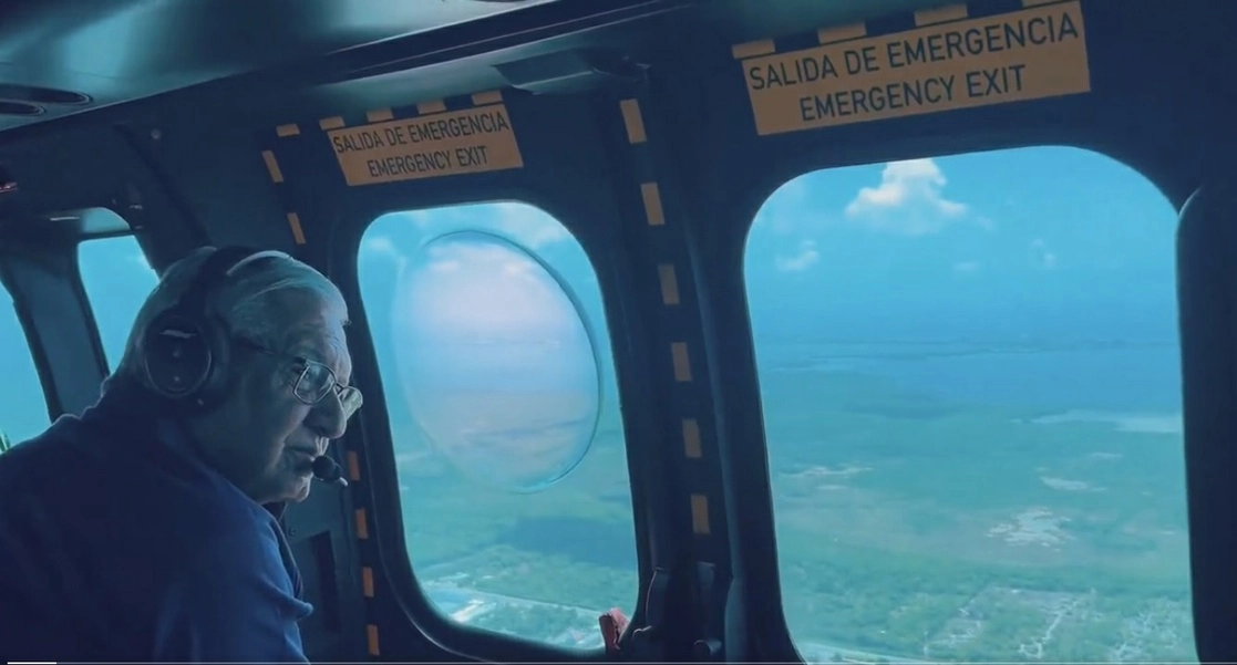 Captura de pantalla del video difundido en las redes sociales del Presidente.