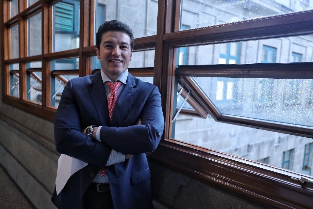 Samuel García, gobernador del estado de Nuevo León. Foto Marco Peláez