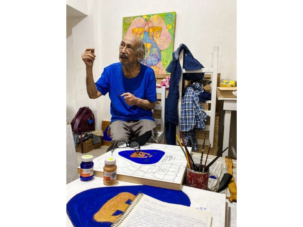 El creador del emblema se encuentra al cuidado de vecinos. Foto Joshua Reyes Sámano