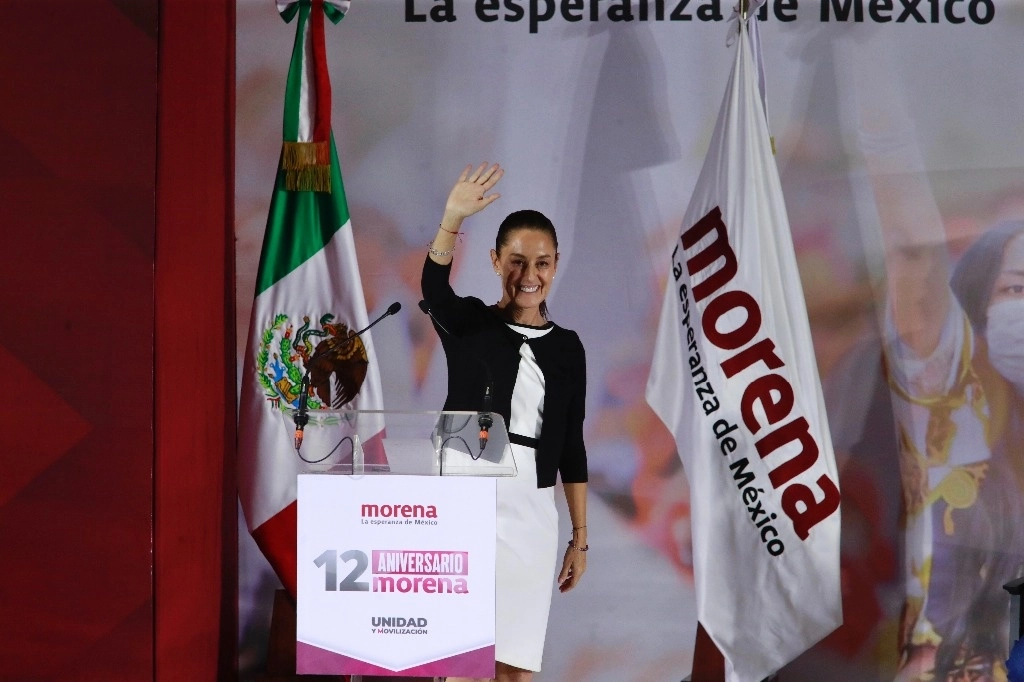 Claudia Sheinbaum, coordinadora de los comités de defensa de la 4T. Foto Luis Castillo 