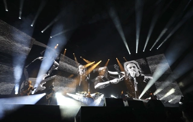 Durante la gira “Gracias totales” en Bogotá, Colombia, el 29 de febrero de 2020. Foto Ap / Archivo