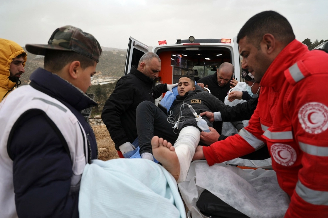 Los enfrentamientos entre manifestantes palestinos y soldados israelís ocurrieron al norte de Cisjordania. Foto Afp