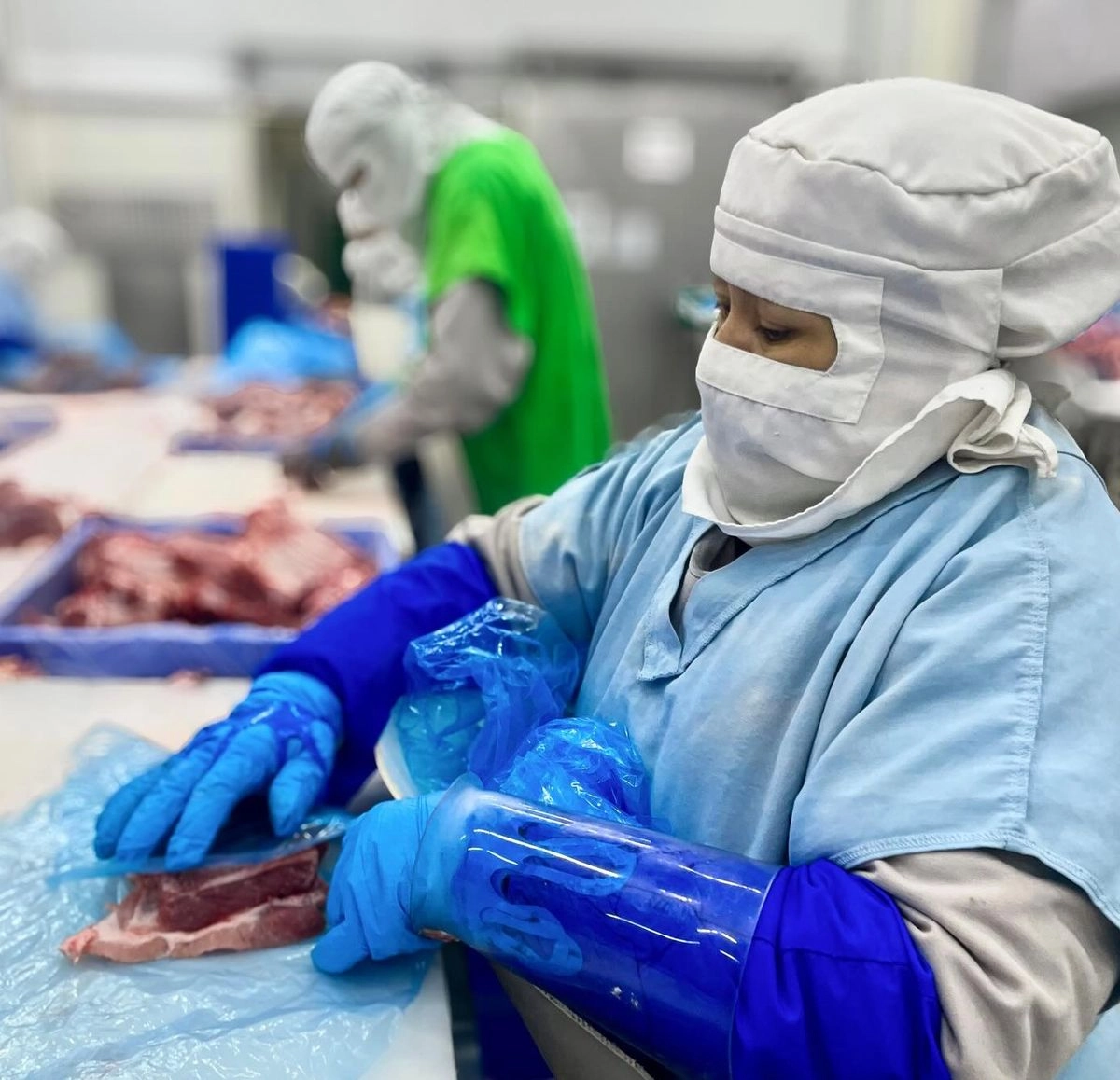 Empleados de Alimentos Grole en imagen de archivo. Foto tomada de 