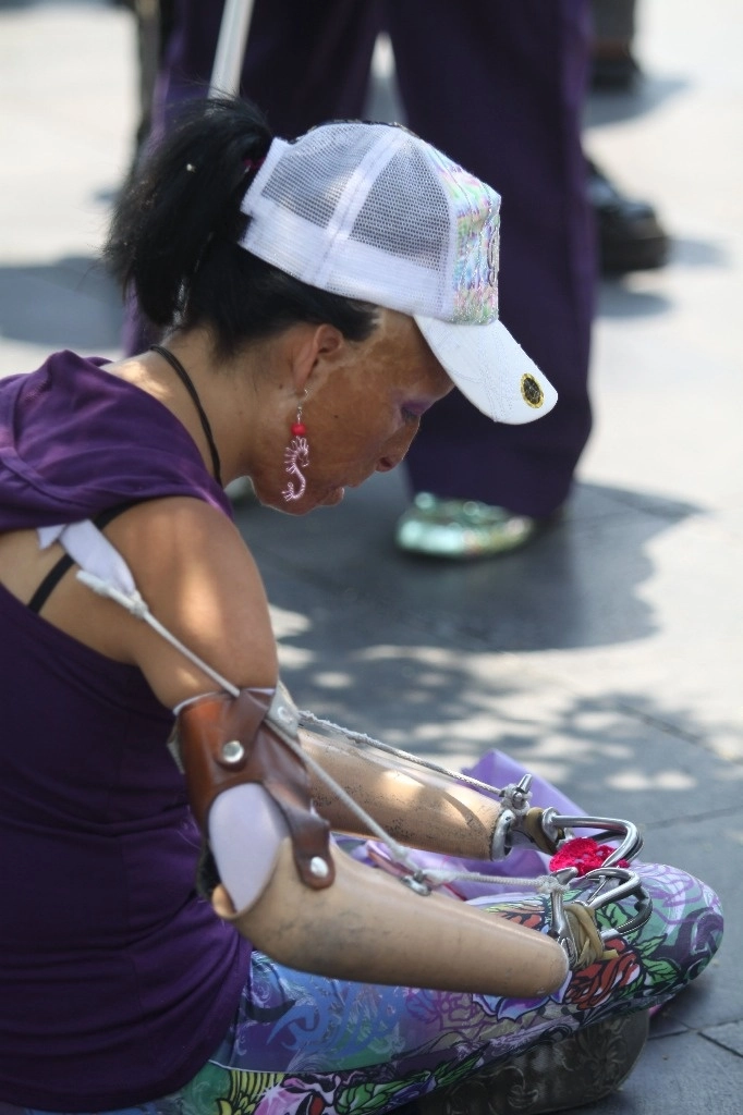 Mujer con discapacidad en imagen de archivo. Foto Rodolfo Angulo / Cuartoscuro / La Jornada