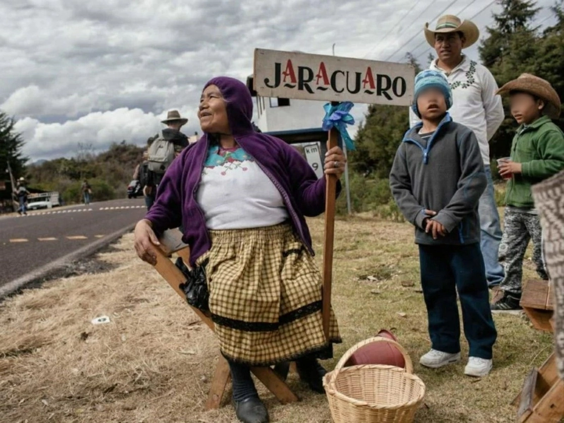 La comunidad purépecha de Jarácuaro, municipio de Erongarícuaro, tiene una población de tres mil 363 habitantes. Foto La Jornada / Archivo
