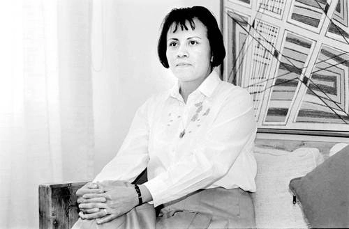 La defensora de derechos humanos Digna Ochoa y Plácido en imagen de archivo. Foto María Luisa Severiano