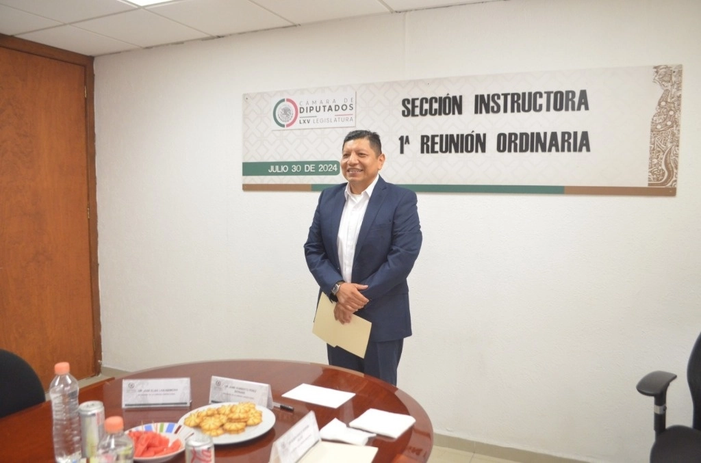Humberto Pérez, presidente de la Sección Instructora de la Cámara de Diputados, informó que el expediente para desaforar a Alejandro Moreno, líder del PRI, “nunca llegó a sus manos”. Foto ‘La Jornada’