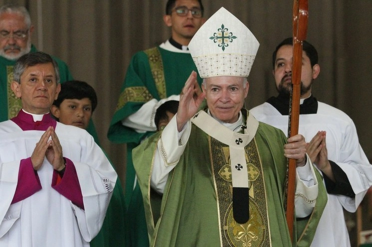 El cardenal Carlos Aguiar Retes. Foto María Luisa Severiano / Archivo