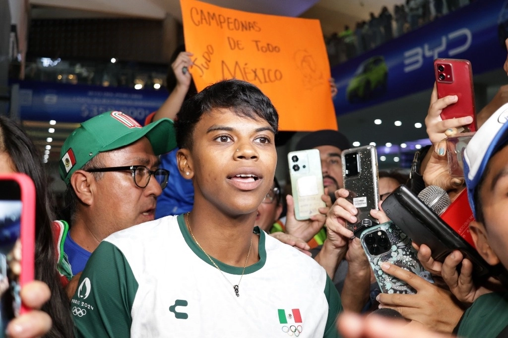 La judoca mexicana, Prisca Awiti, dice querer inspirar a niñas y niños por igual para que se interesen en practicar deporte. Foto Xinhua 