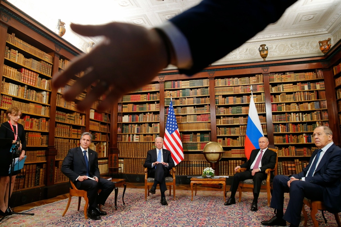 Reunión entre los presidentes de Estados Unidos y Rusia. Foto Ap