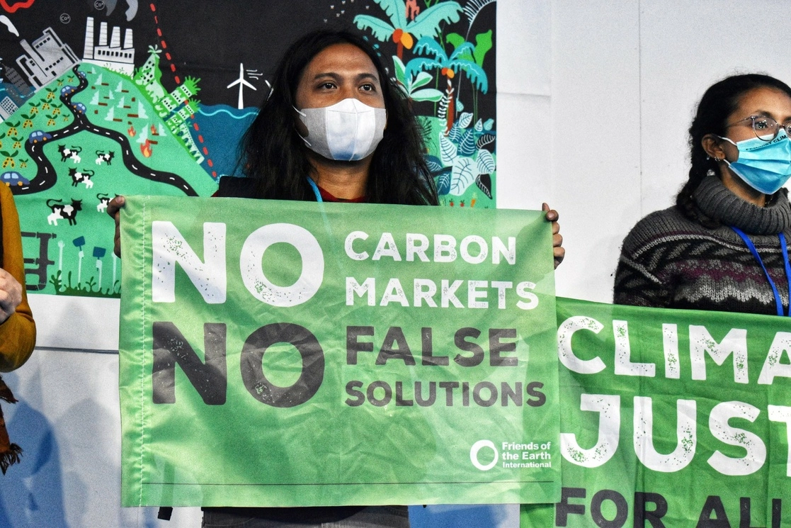 Organizaciones cuestionaron el impulso a las "soluciones basadas en la naturaleza" que realizan empresas y gobiernos, ya que más bien se trata de “despojos basados en la naturaleza”. Foto tomada de www.facebook.com/foeint.es