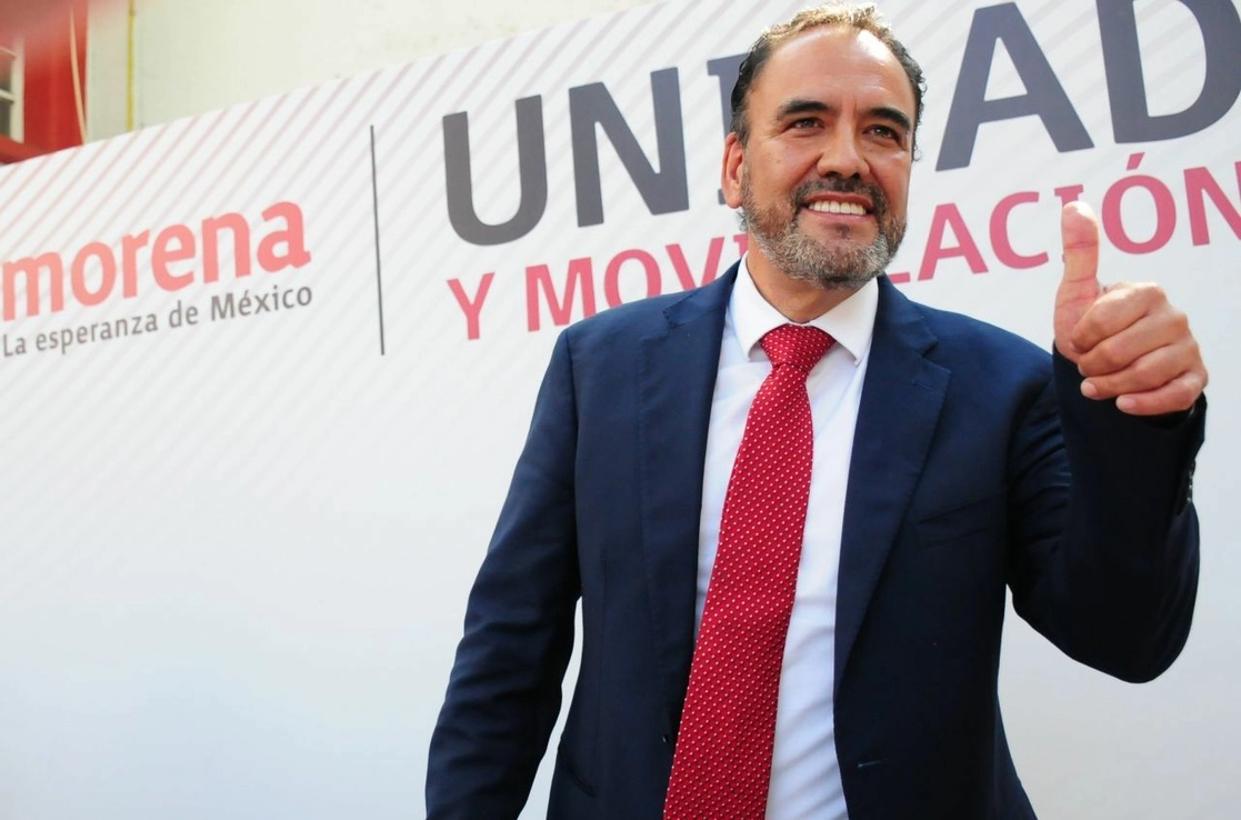 En imagen de archivo, Juan Carlos Loera, candidato a la gubernatura por la Coalición Juntos Haremos Historia en Chihuahua. Foto Cuartoscuro