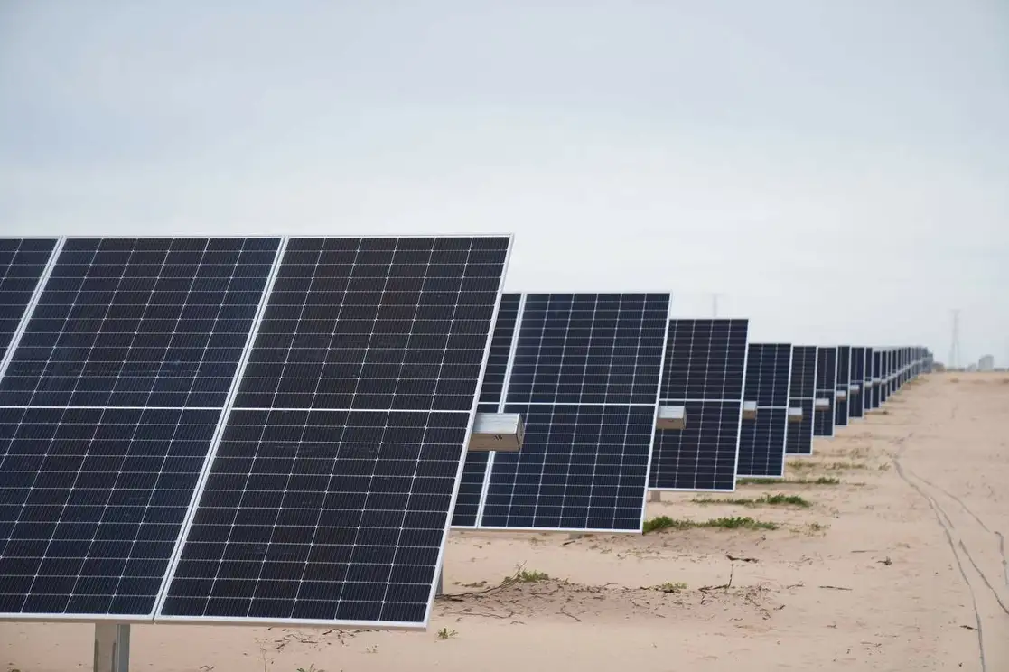 Aspectos de la recién inaugurada planta solar. Foto Cristina Gómez