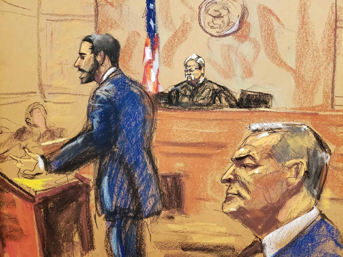 El juicio de Genaro García Luna dio un viraje abrupto y podría reducir a la mitad el tiempo pronosticado de su duración. Foto Ilustración Jane Rosenberg 