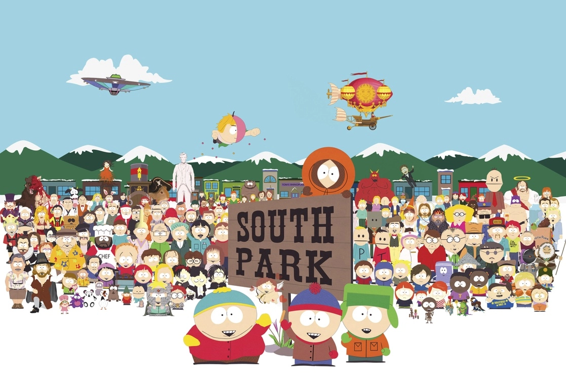 Elenco de la serie animada South Park.Foto Comedy Central / Ap