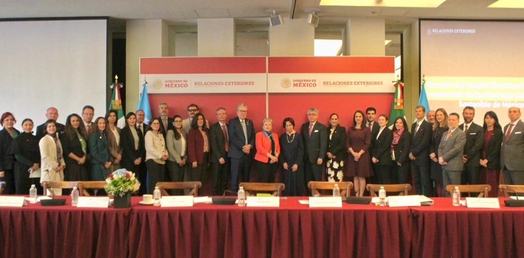 Reunión entre el Comité Directivo Conjunto del Marco de Cooperación de las Naciones Unidas para el Desarrollo Sostenible en México y autoridades de la Secretaría de Relaciones Exteriores. Foto tomada de X @SRE_mx