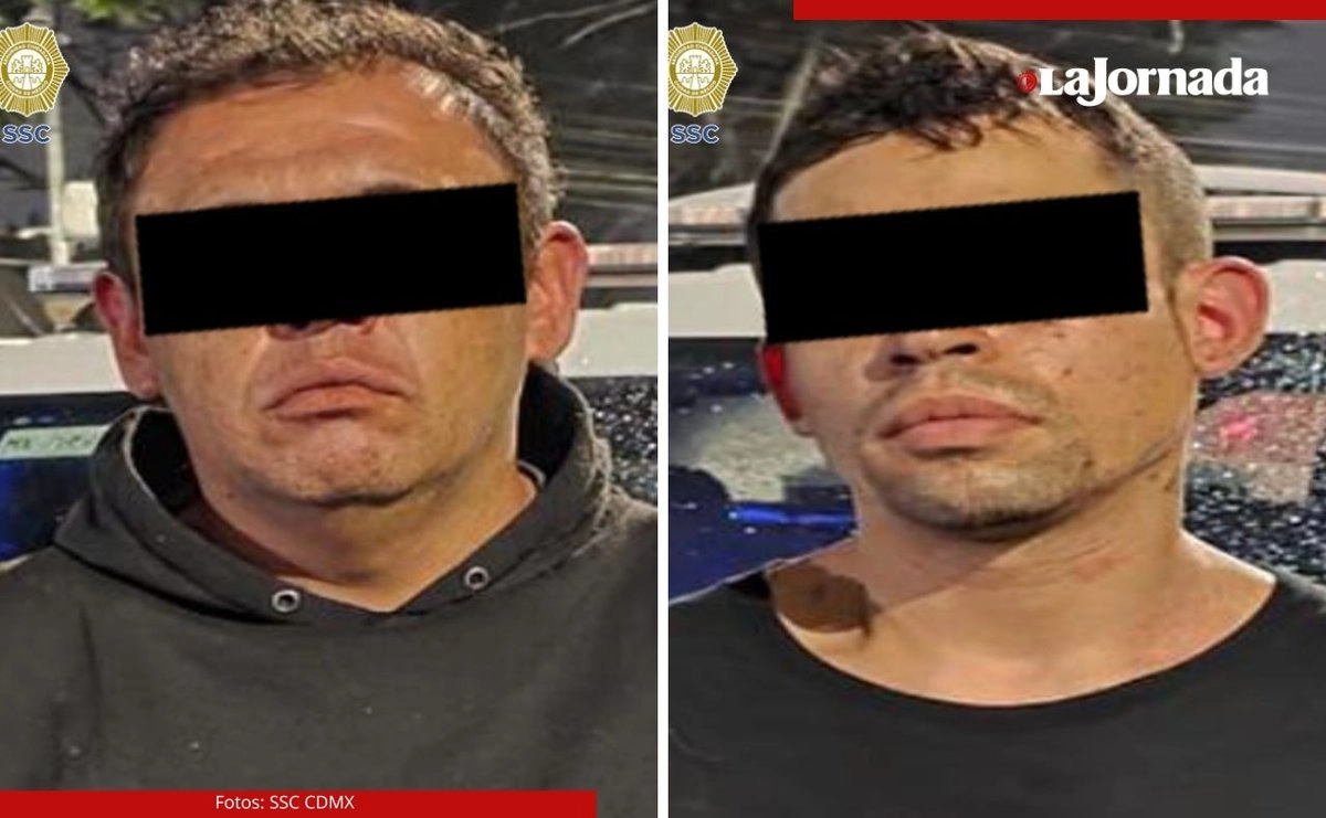 Los hombres de 27 y 39 años fueron trasladados ante el agente del Ministerio Público.