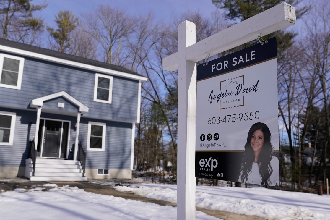 Vivienda en venta en New Hampshire. Foto Ap