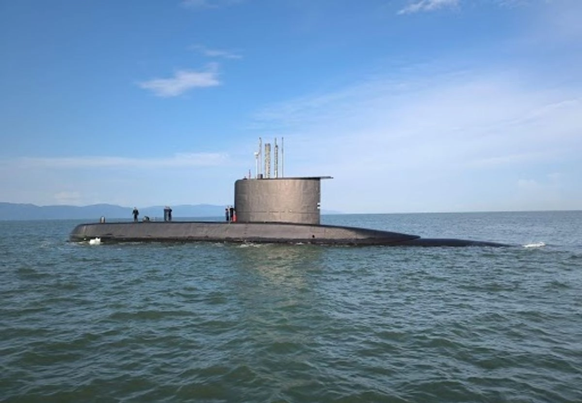 El submarino Thomson de la armada de Chile. Foto 