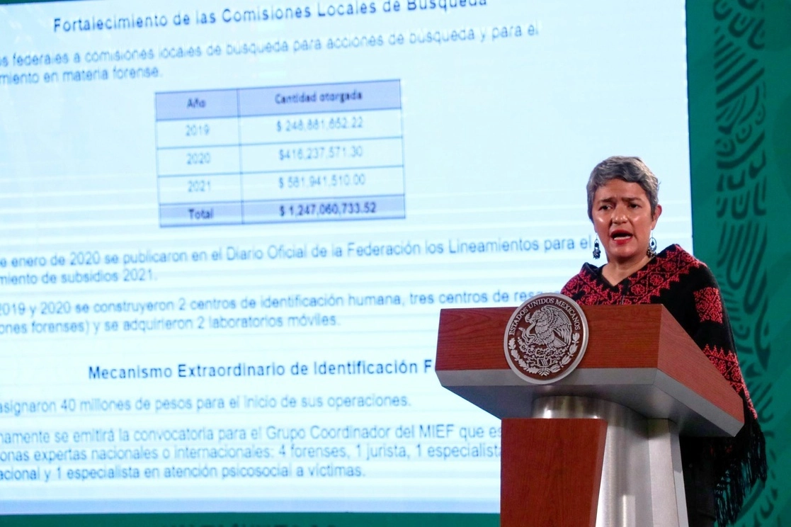 Karla Quintana, titular de la Comisión Nacional de Búsqueda. Foto Cuartoscuro / Archivo