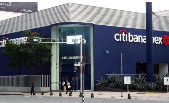 Sucursal bancaria en la Ciudad de México.