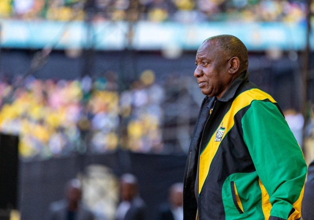Cyril Ramaphosa, presidente de Sudáfrica y líder del partido gobernante, Congreso Nacional Africano. Foto Xinhua