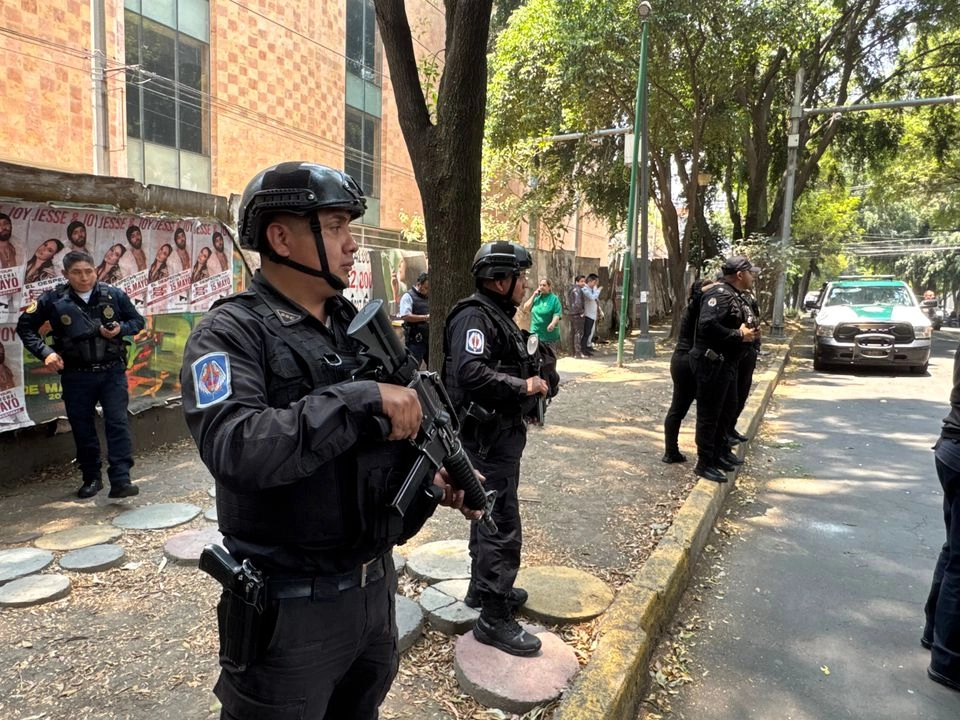 Movilización de policías de la SSC CDMX. Foto