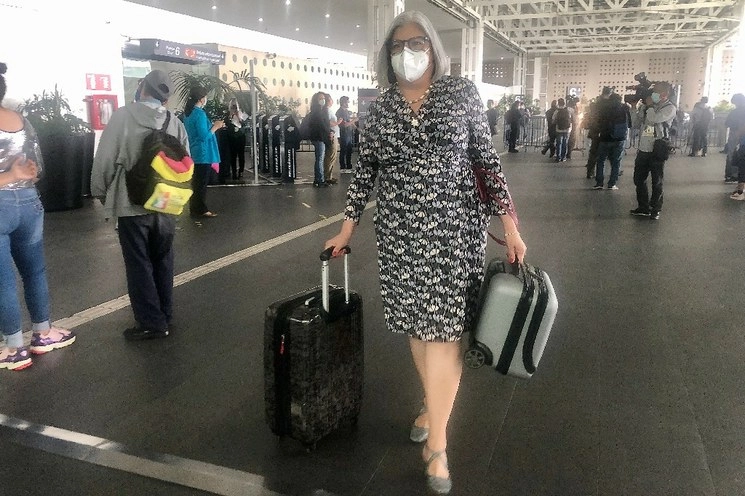 Graciela Márquez, titular de la SE, en una imagen del 7 de julio de 2020. Foto Luis Castillo